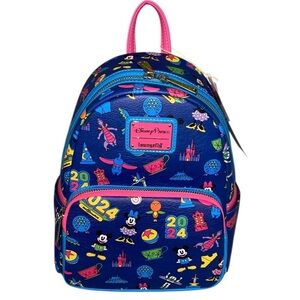 Disney Parks Walt Disney world Loungefly park icon 2024 year bookbag